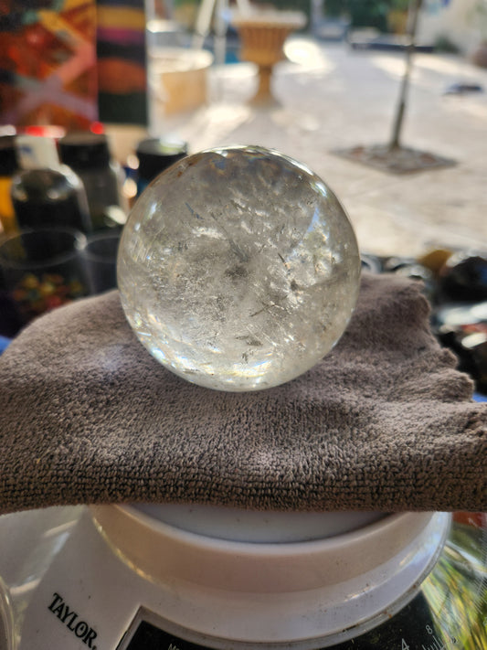 Sphere clear Crystal Quartz
